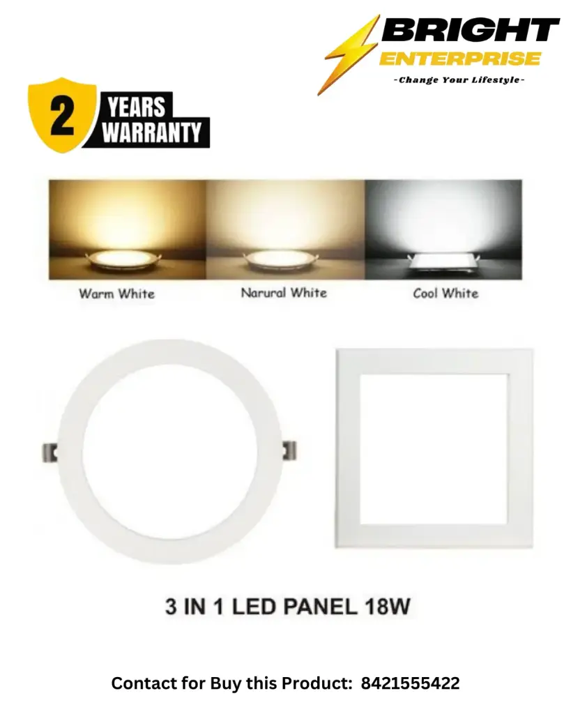 18 watt 3 in 1 Panel Light